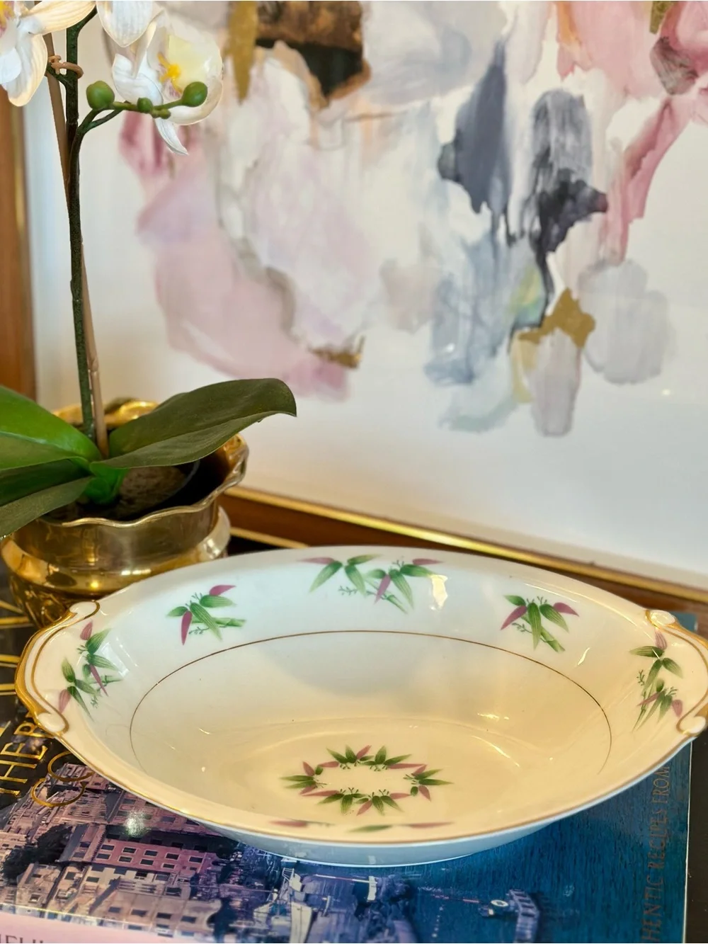 Vintage Harmony House Mandarin Oval Bowl